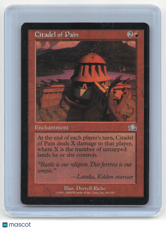 2000 Magic: The Gathering Citadel of Pain Prophecy #86/143