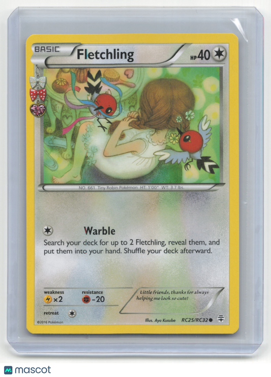 2016 Pokemon Fletchling Generations #RC25/RC32 Near Mint