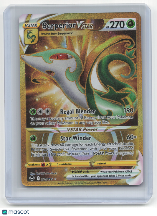 2022 Pokemon TCG Serperior VSTAR Silver Tempest #210/195