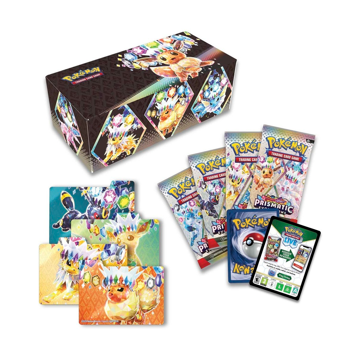 2025 Pokemon Scarlet & Violet Prismatic Evolutions Surprise Box
