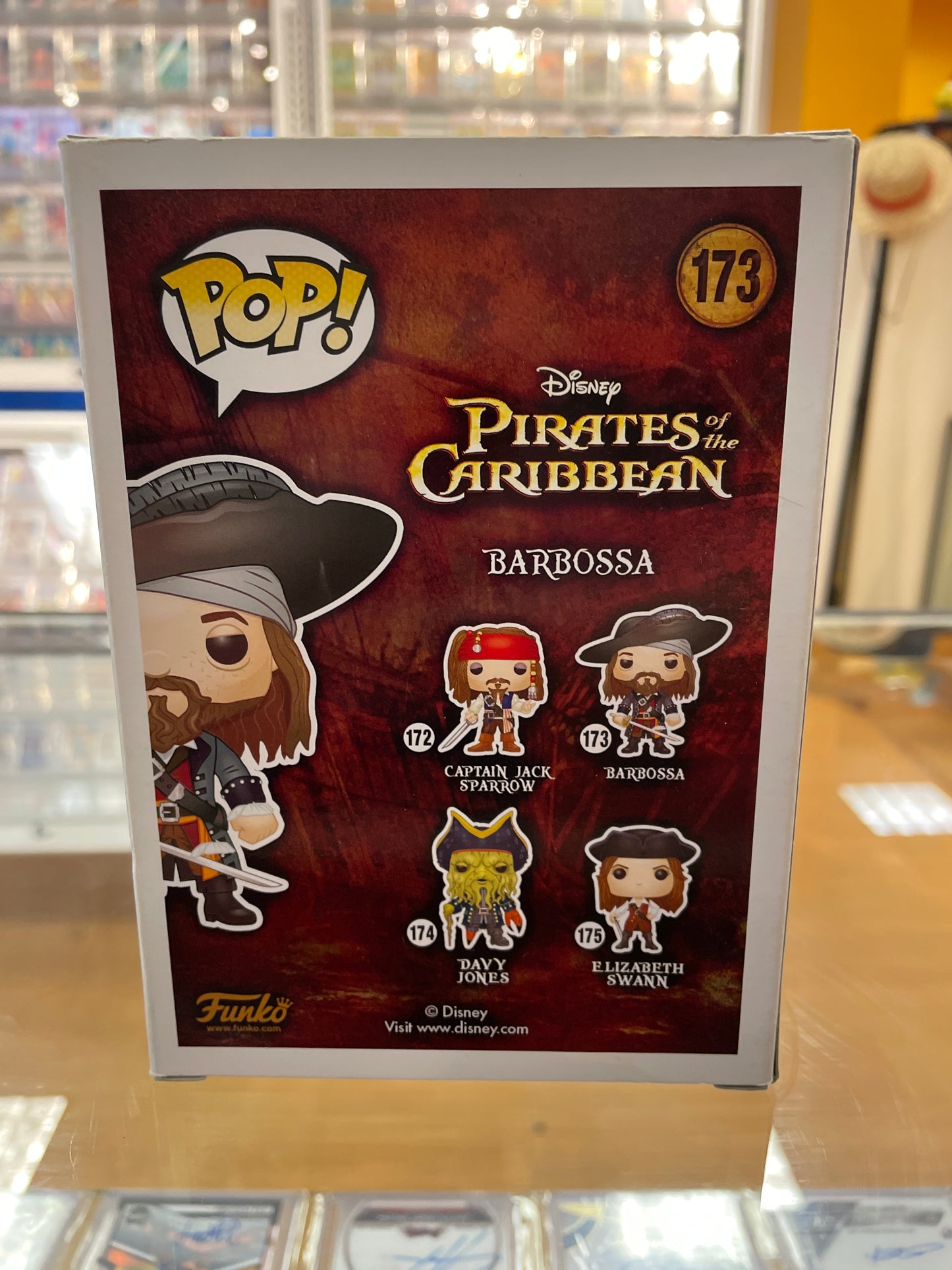 Funko Pirates of the Caribbean Barbossa #173 (DMG)