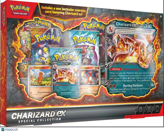 2025 Pokemon Charizard EX Special Collection Box