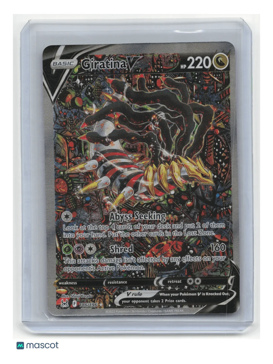 2022 Pokemon TCG Giratina V Sword & Shield - Lost Origin #186/196 - Papa Joey's Collectibles