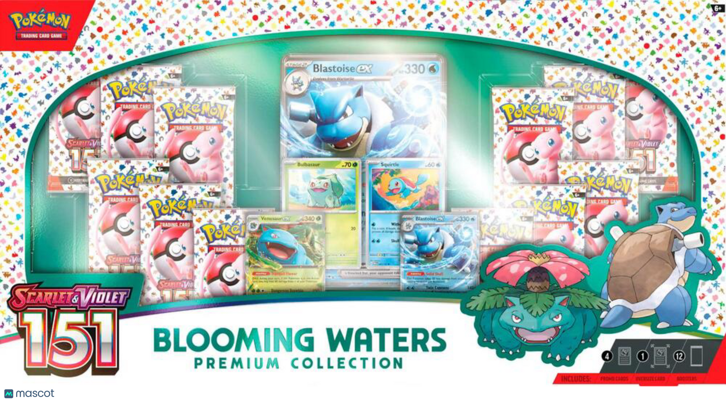 2025 Pokemon Scarlet & Violet 151 Blooming Waters Premium Collection
