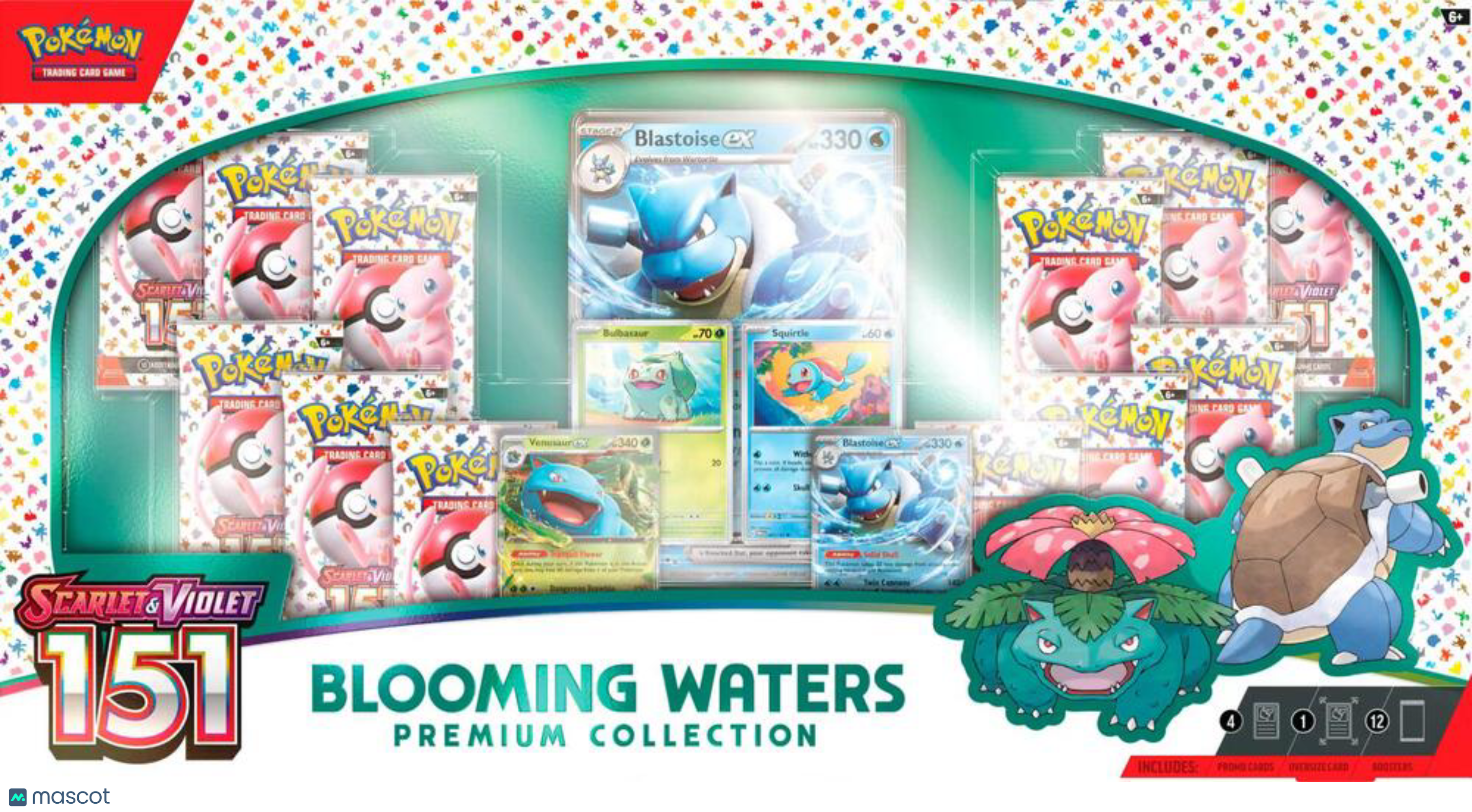 2025 Pokemon TCG: Scarlet & Violet—151 Blooming Waters Premium Collection