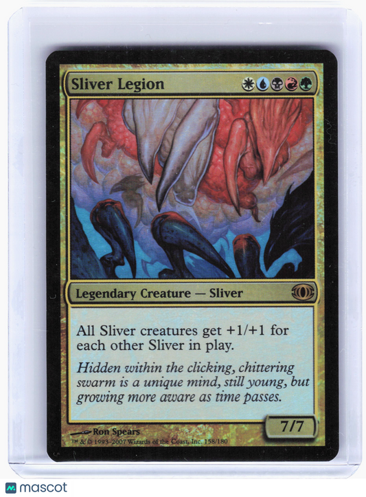 2007 Magic: The Gathering—Sliver Legion #158 Future Sight—Foil [Lightly Played]