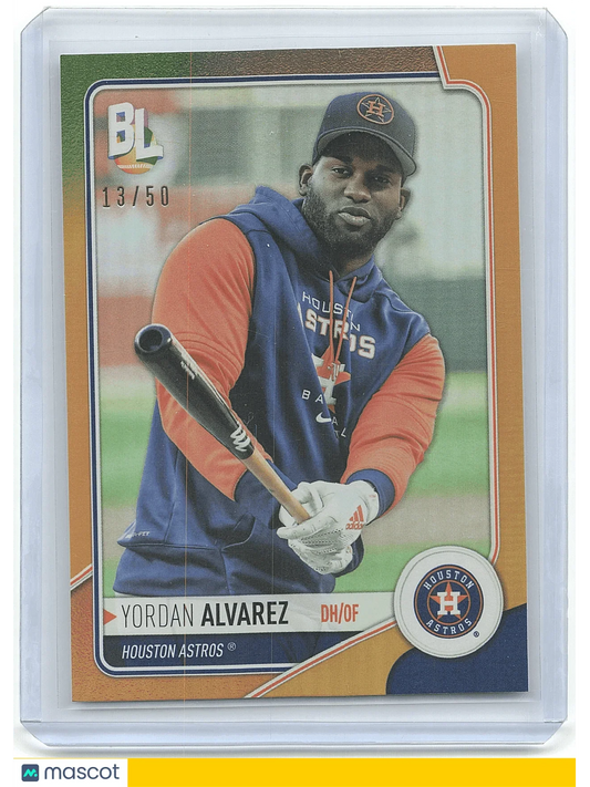 2022 Topps BL Baseball Yordan Alvarez Serial Numbered 13/50 #WR-45 - Papa Joey's Collectibles