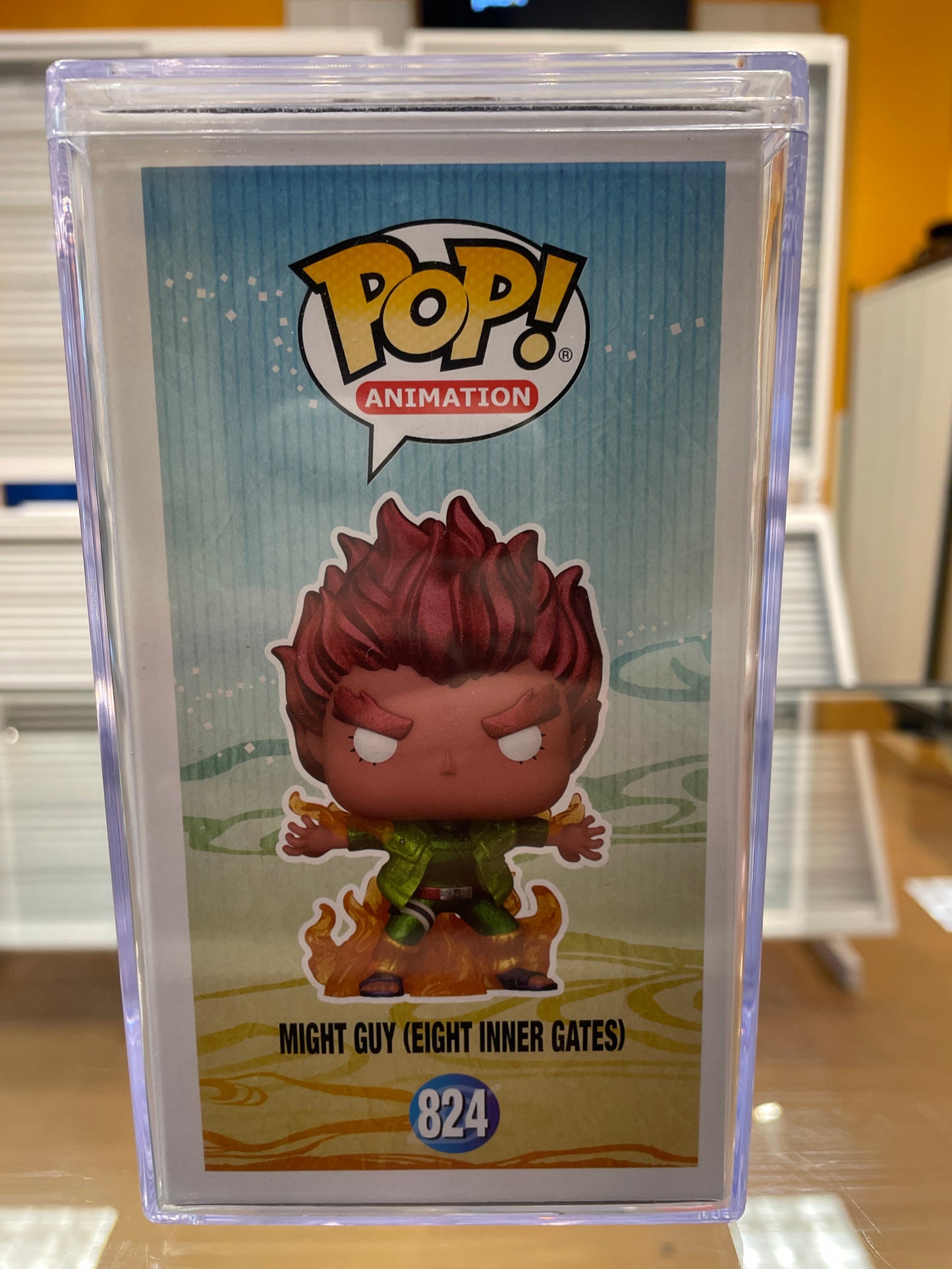 Funko Naruto Shippuden Might Guy (Eight Inner Gates) #824 (Very Good) Fall Convention Exclusive, Diamond 4000