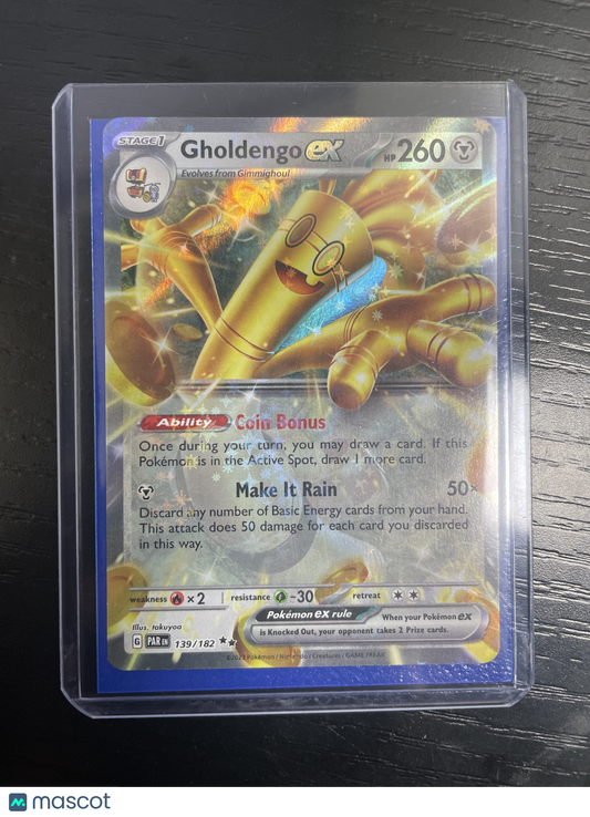 2023 Pokemon Gholdengo ex Series 1 Skybox #139/182 Masterpieces