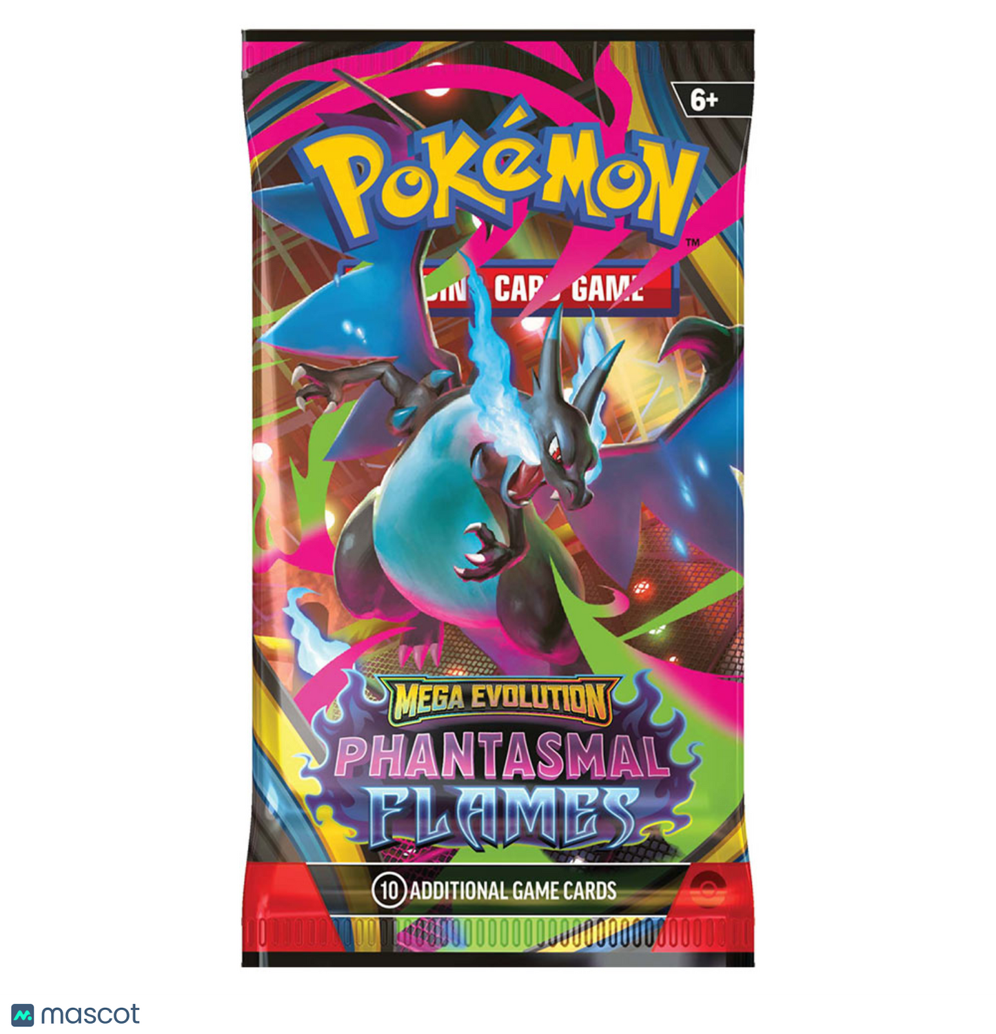 2025 Pokemon Mega Evolution Phantasmal Flames Booster Pack