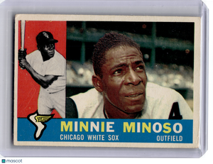 1960 Topps Baseball—Minnie Minoso #365 —Very Good