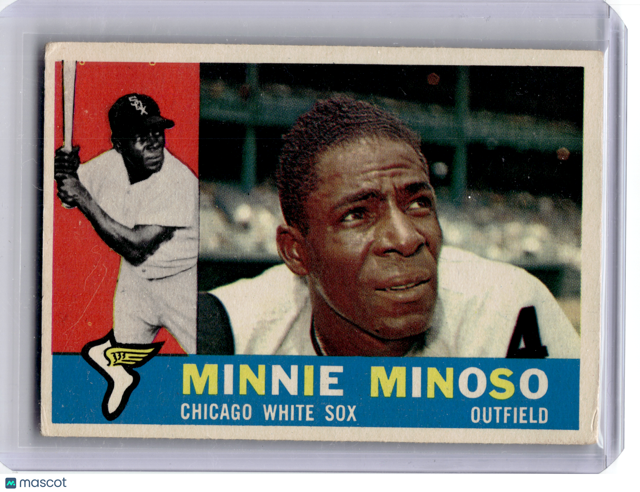 1960 Topps Baseball—Minnie Minoso #365 —Very Good