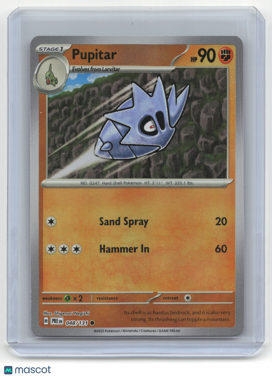 2024 Pokemon Pupitar Prismatic Evolutions #048/131 Pokeball