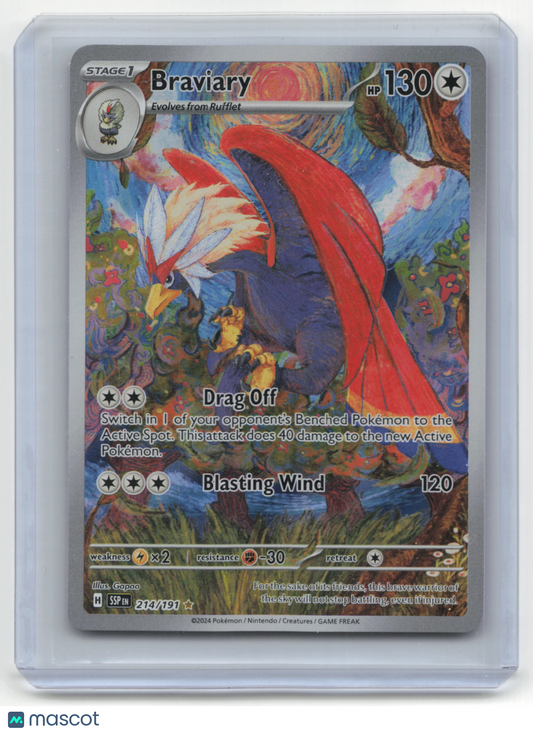 2024 Pokemon TCG Braviary Surging Sparks #214/191