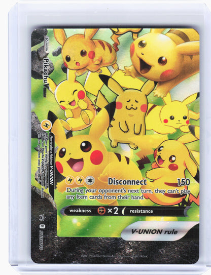 2021 Pokemon—Pikachu V-Union #139/140/141/142 Sword & Shield—Promo (Four Set)