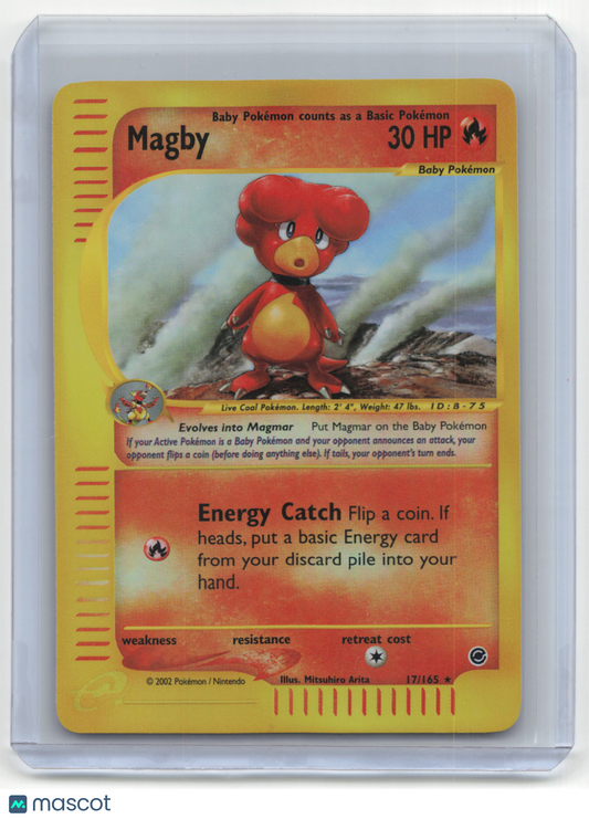 2002 Pokemon Magby Expedition Base Set #17/165 Near Mint
