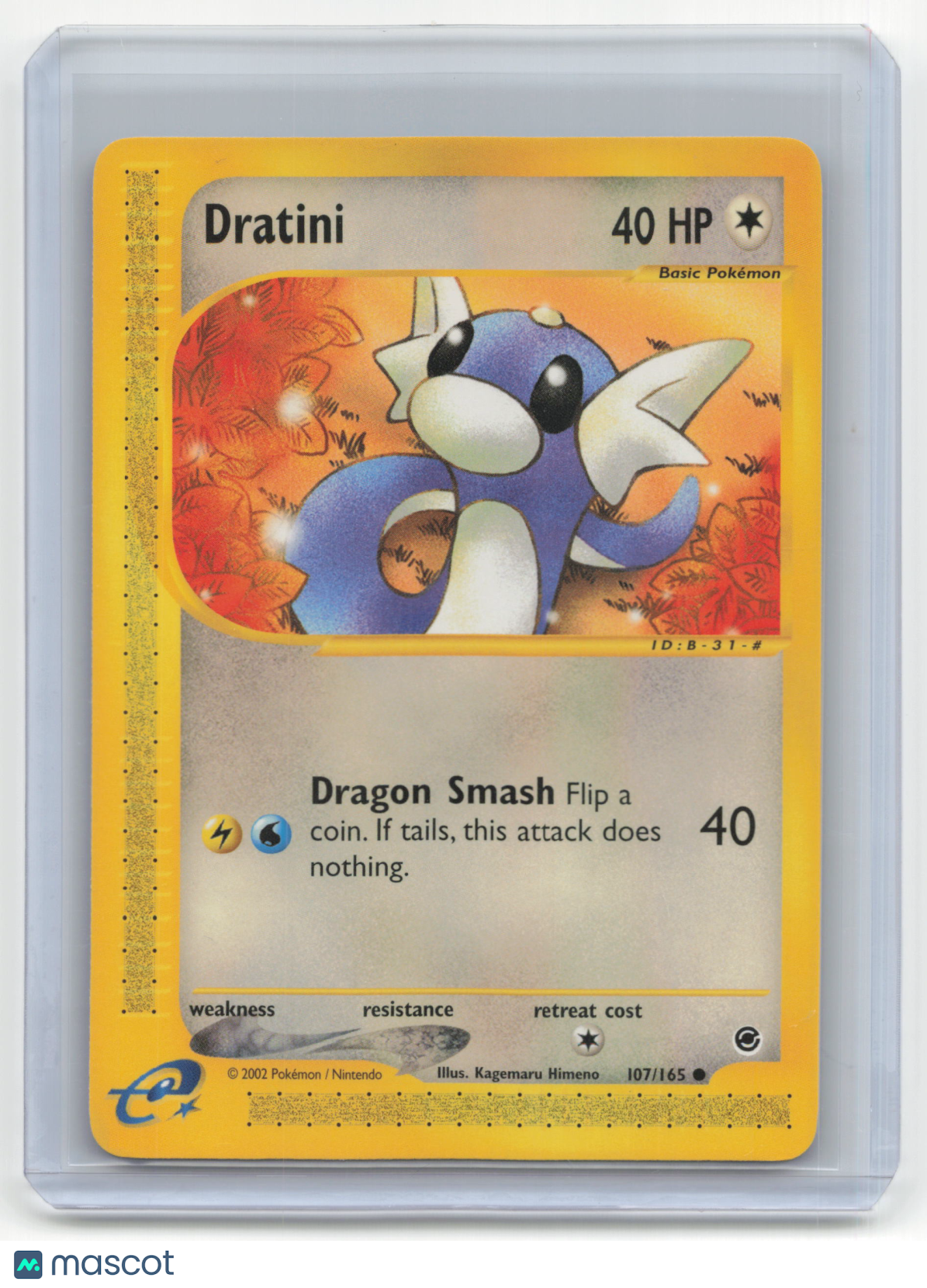 2002 Pokemon Dratini Expedition #107/165