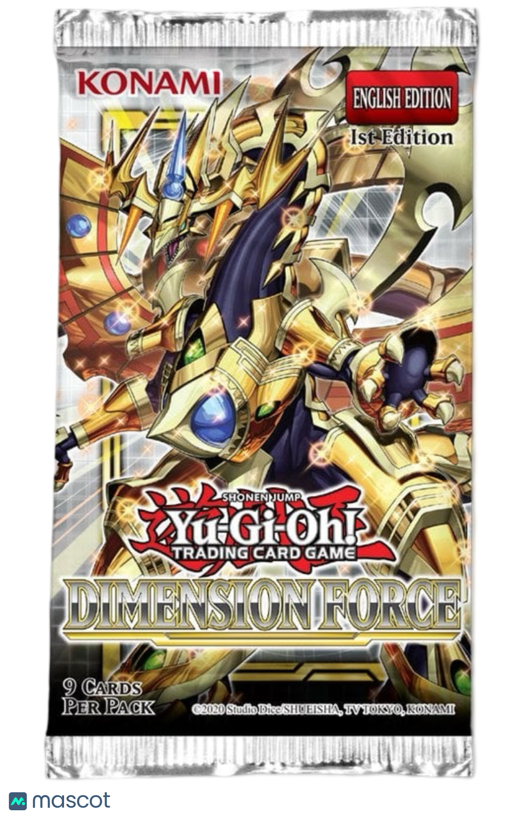2022 YuGiOh! Dimension Force 1st Edition Booster Pack