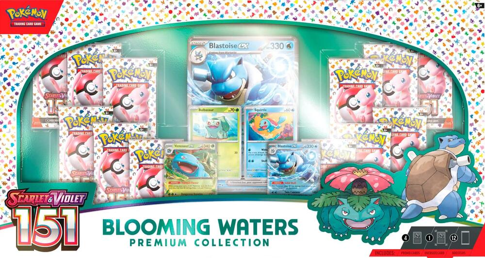 2025 Pokemon TCG: Scarlet & Violet—151 Blooming Waters Premium Collection