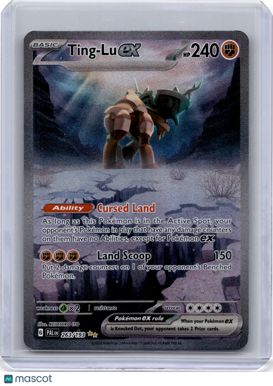 2023 Pokemon Ting-Lu EX Paldea Evolved #263/193 - Papa Joey's Collectibles
