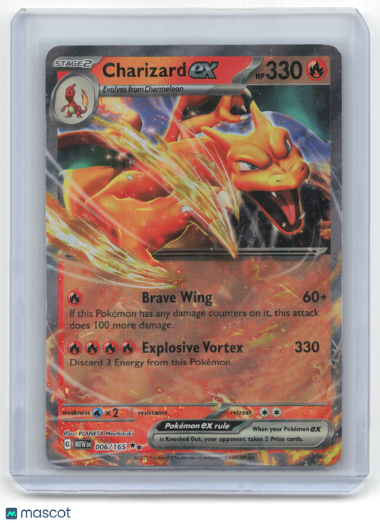 2023 Pokemon Charizard ex 151 #006/165
