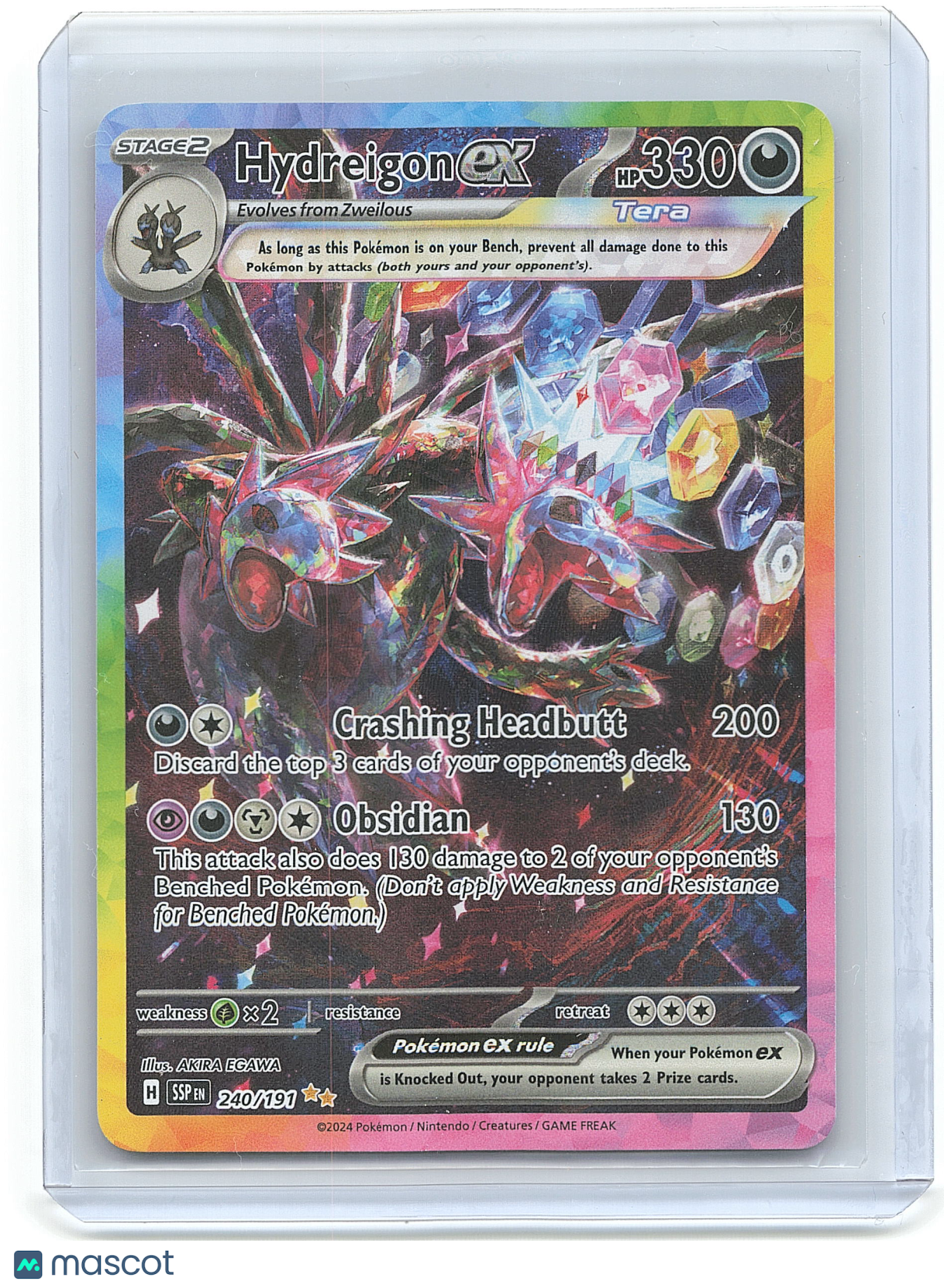 Pokémon Hydreigon 2023 Pokemon #200/197 EX