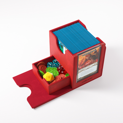 Gamegenic Sidekick Pro 100+ XL Convertible Red Deck Box - Papa Joey's Collectibles
