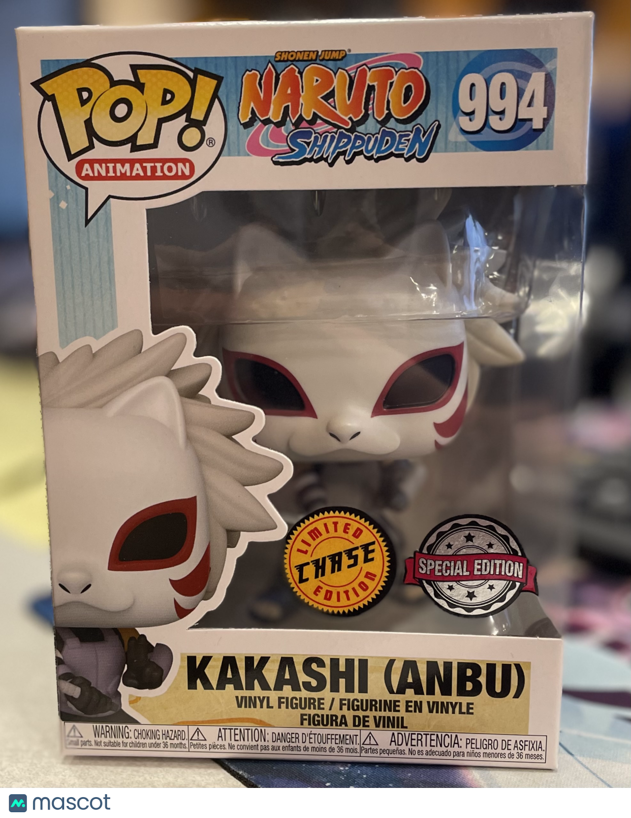 Funko Naruto Shippuden Kakashi (Anbu) #994 Very Good Special, Limited Edition