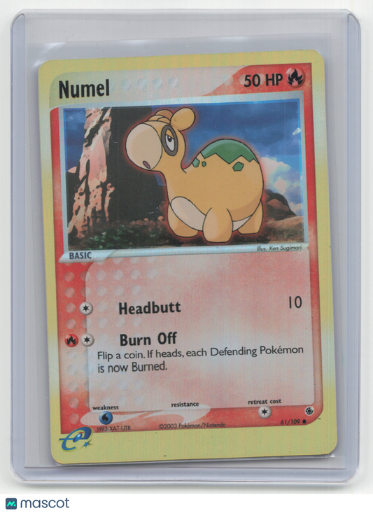 2003 Pokemon Numel Ruby and Sapphire #61/109 Near Mint
