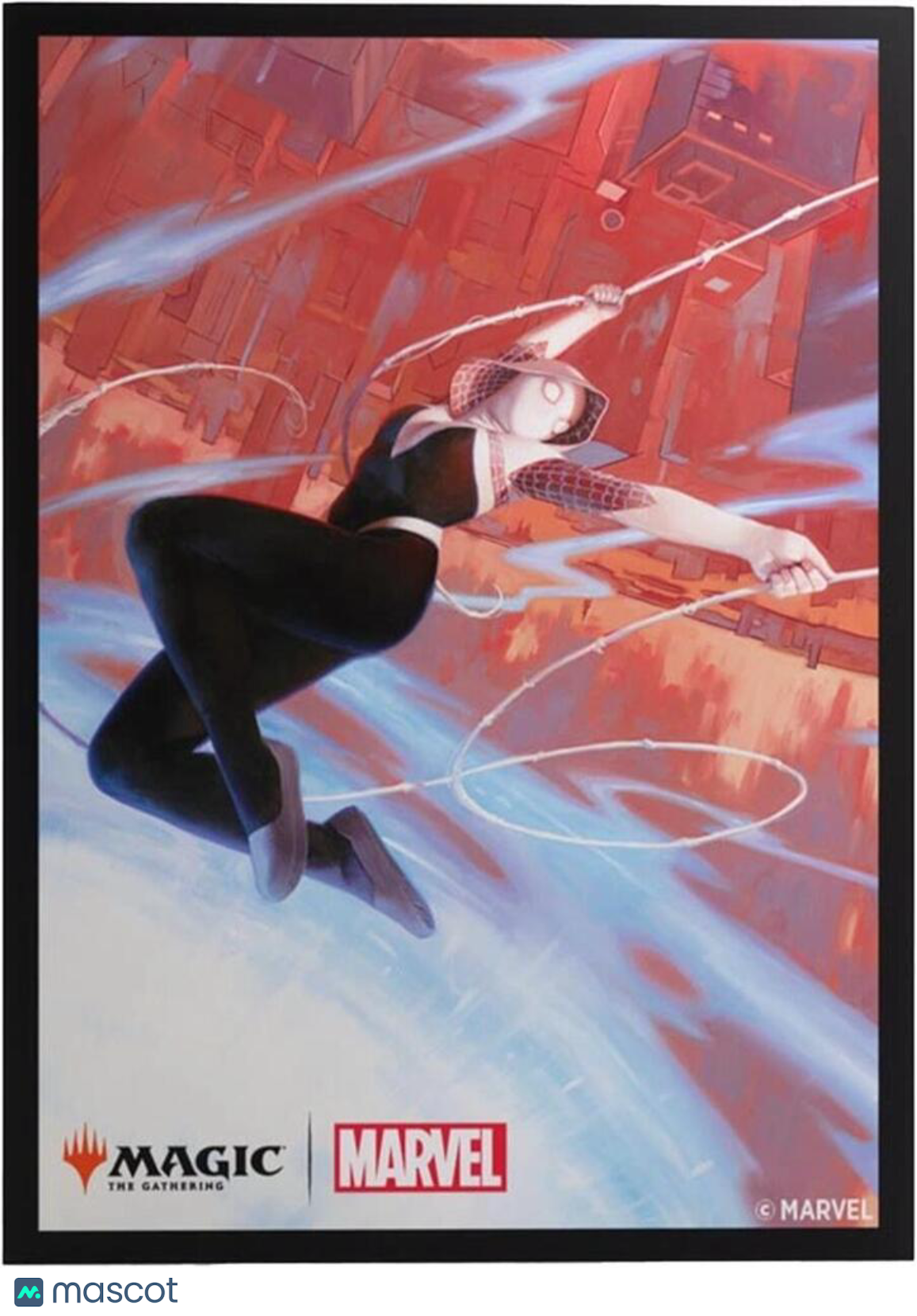 GameGenic Standard 20 Pt. Spider-Gwen Matte Card Sleeves 100 Ct - Papa Joey's Collectibles