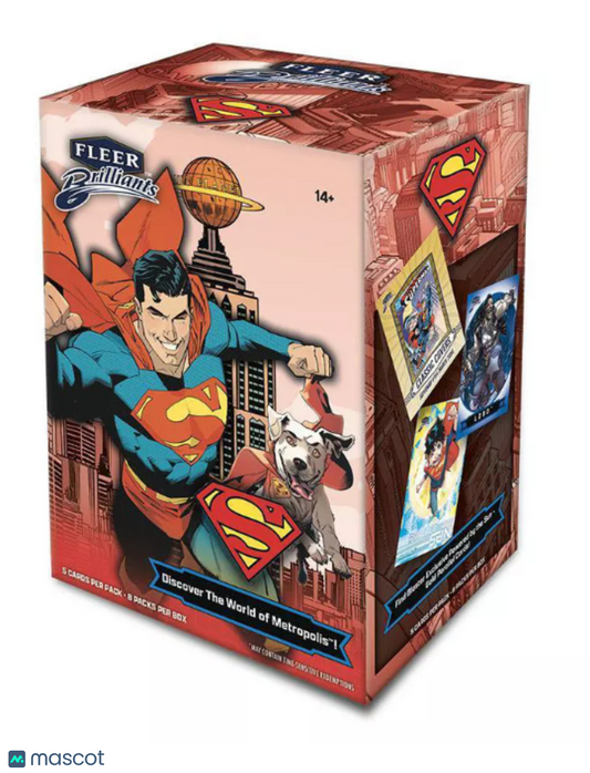 2025 Upper Deck Fleer Brilliants Superman Blaster Box