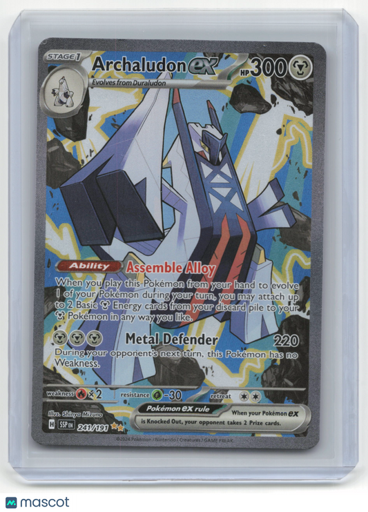 2024 Pokemon Archaludon ex Surging Sparks #241/191