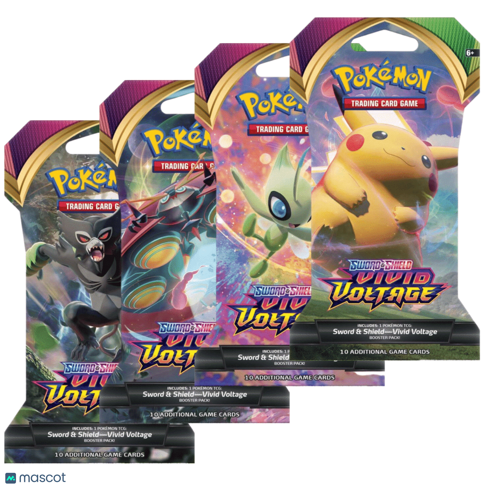 2020 Pokemon Sword & Shield Vivid Voltage Sleeved Booster Pack - Papa Joey's Collectibles