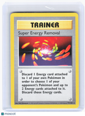 1999 Pokemon—Super Energy Removal #79/102 Base Set (Shadowless)—[Lightly Played]