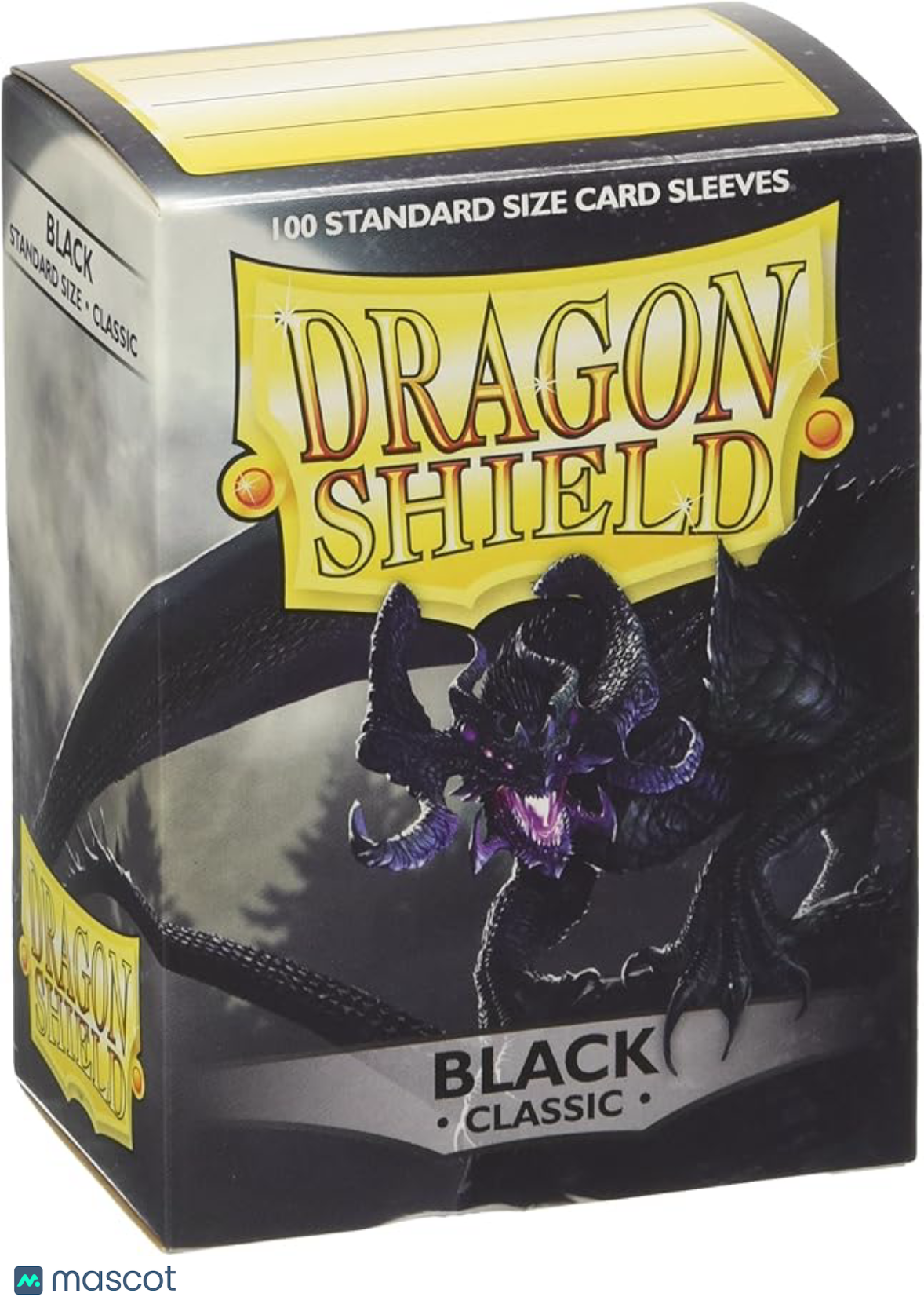 Dragon Shield Standard 20 Pt. Black Matte Card Sleeves Black Classic
