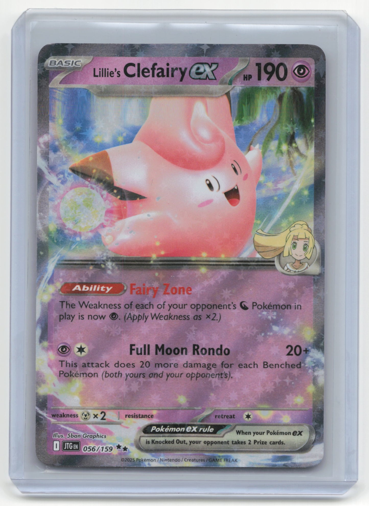 2016 Pokémon Clefairy Journey Together #056/159 EX