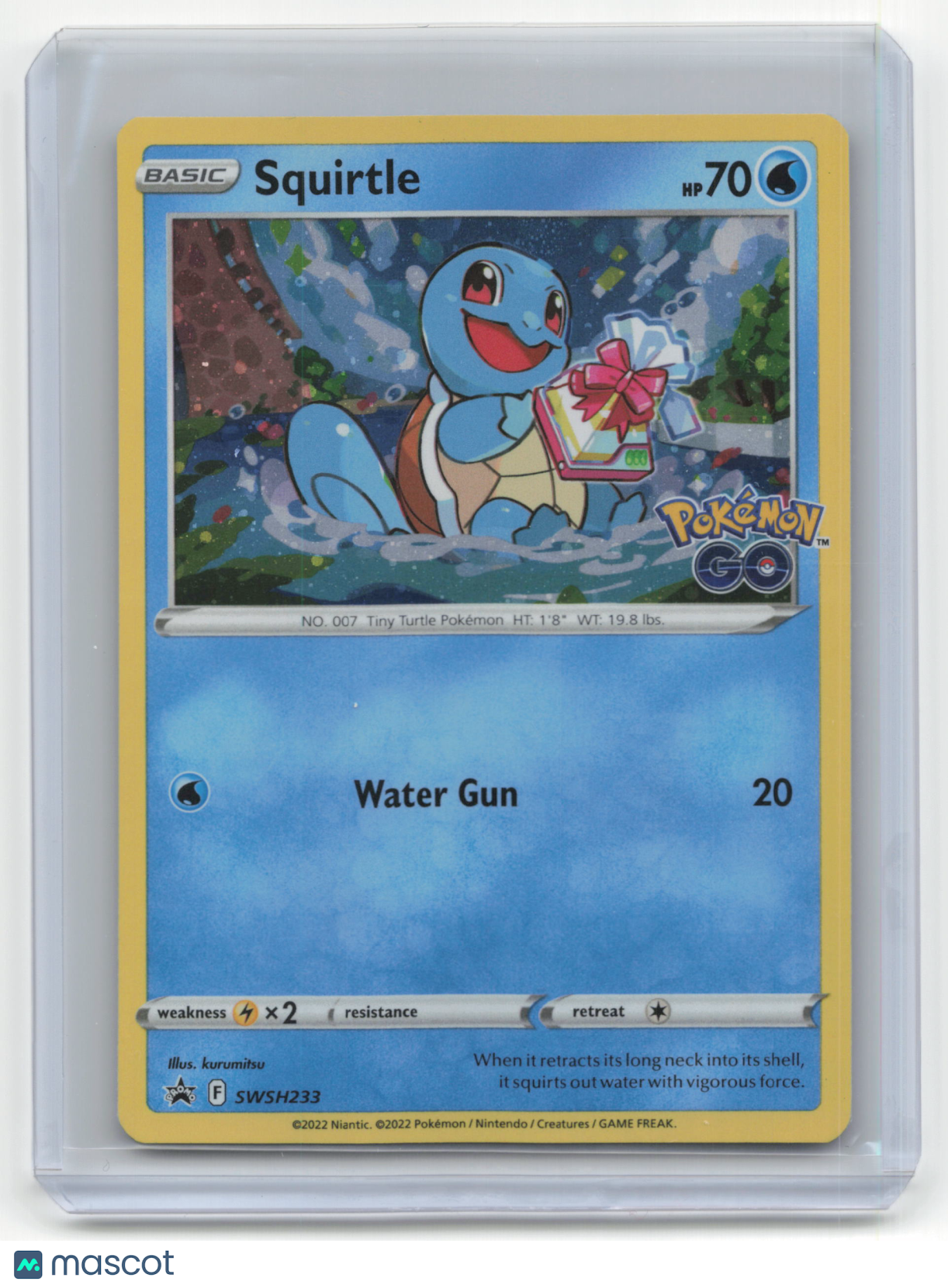 2022 Pokemon Squirtle SWSH Black Star Promos #SWSH233
