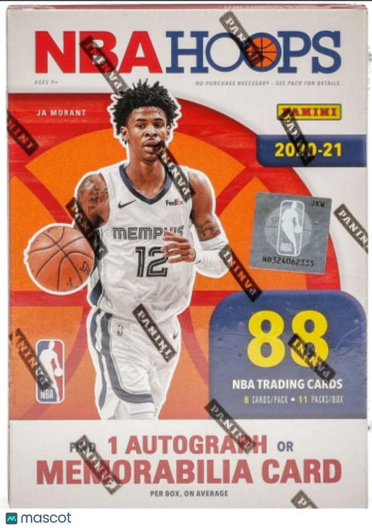 2020-21 Panini NBA Hoops Basketball Blaster Box