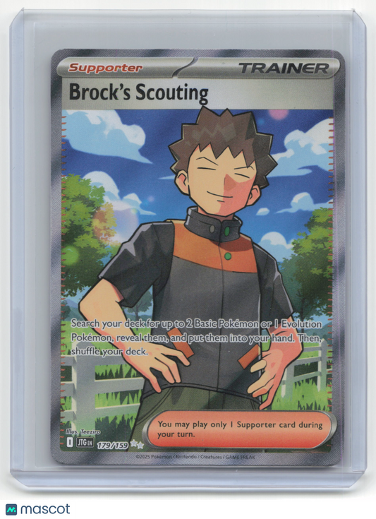 2025 Pokemon TCG Brock Journey Together #179/159