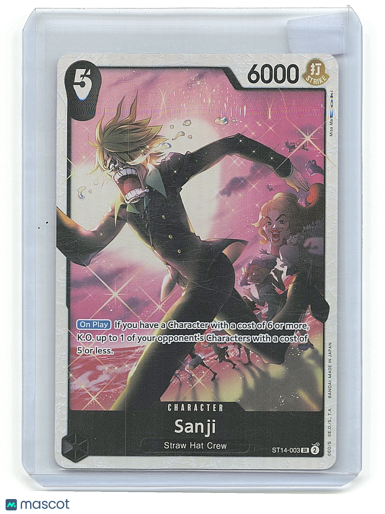 2023 One Piece Card Game Sanji #ST14-003 English