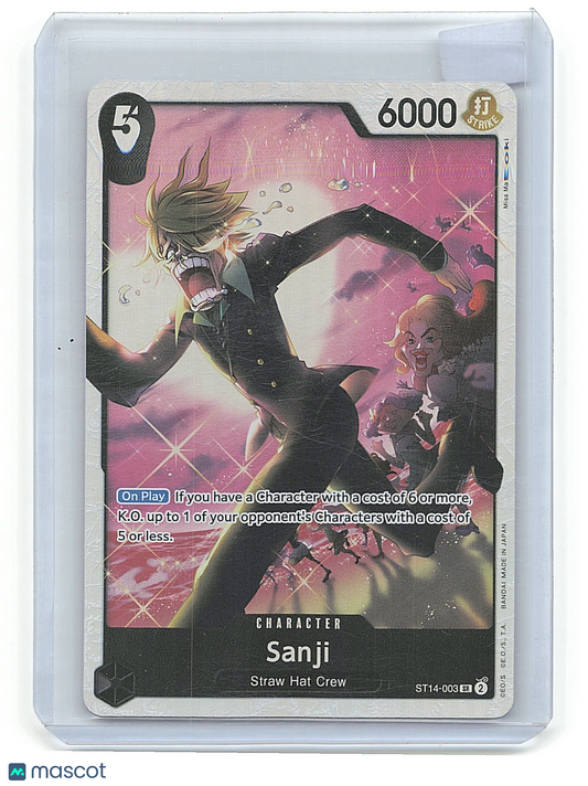 2023 One Piece Card Game Sanji #ST14-003 English