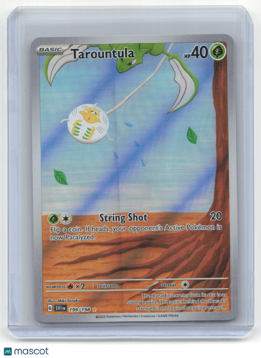2023 Pokemon Tarountula Scarlet & Violet #199/198 Near Mint