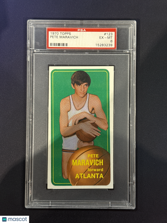 1970 Topps Basketball Pete Maravich #123 PSA 6