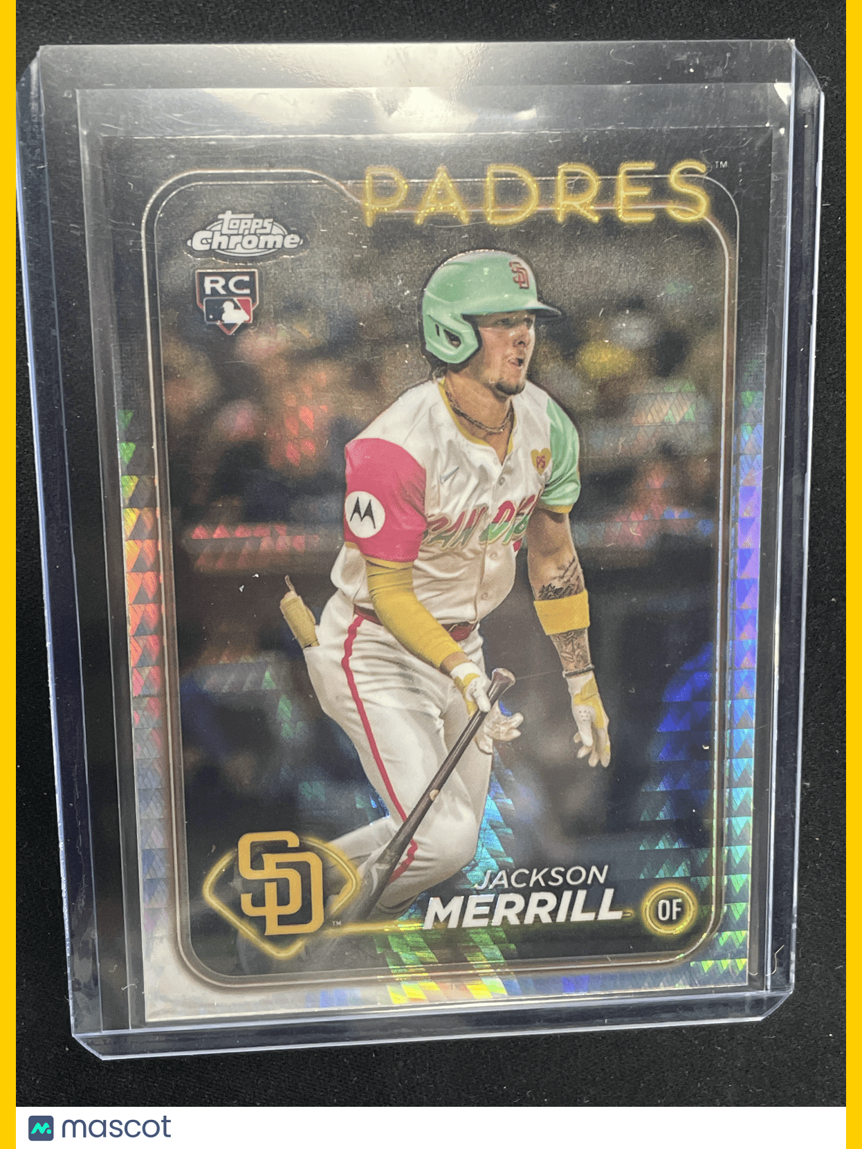 2023 Topps Chrome Baseball Jackson Merrill RC X-Fractor