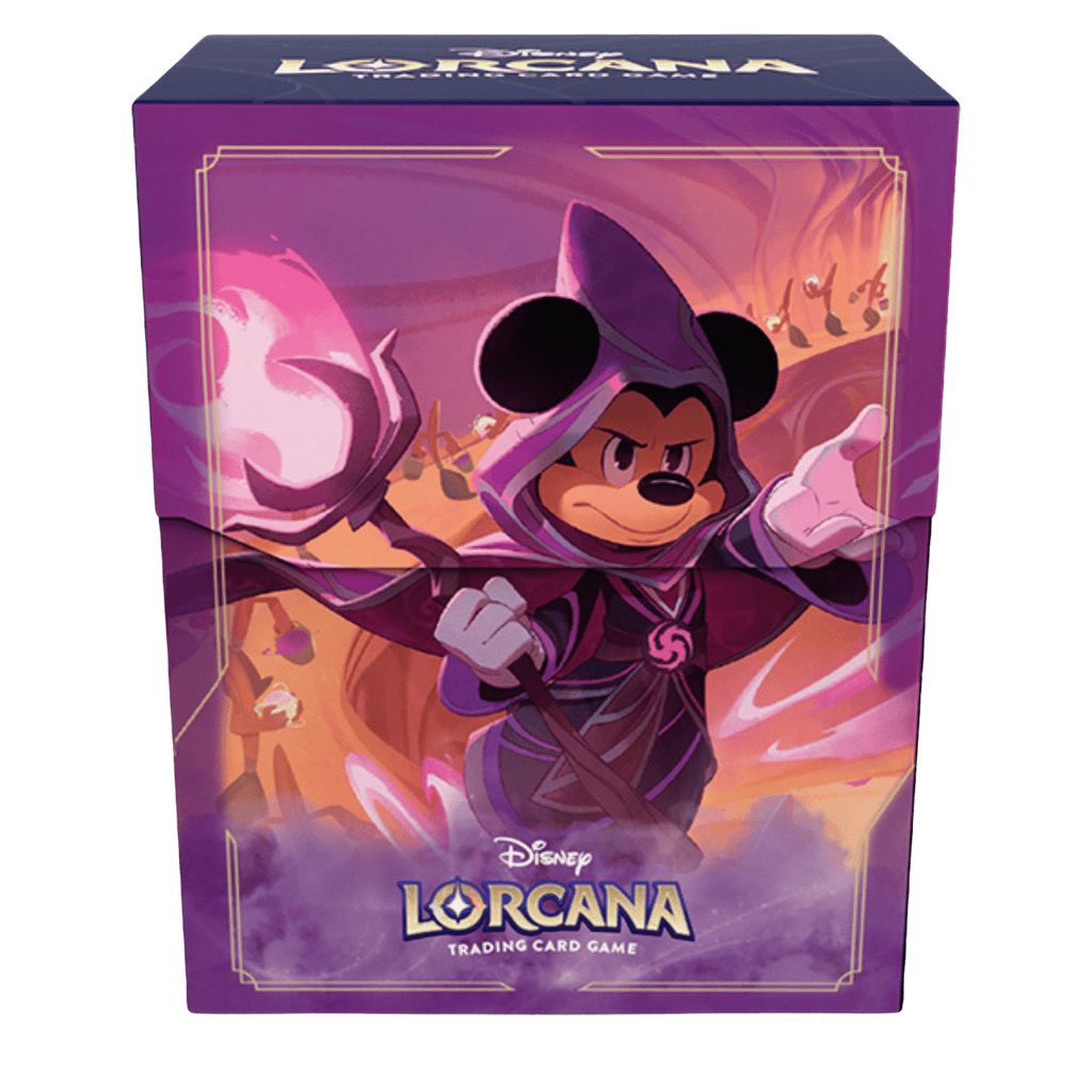 Disney Lorcana TCG Mickey Mouse, Wayward Sorcerer Deck Box