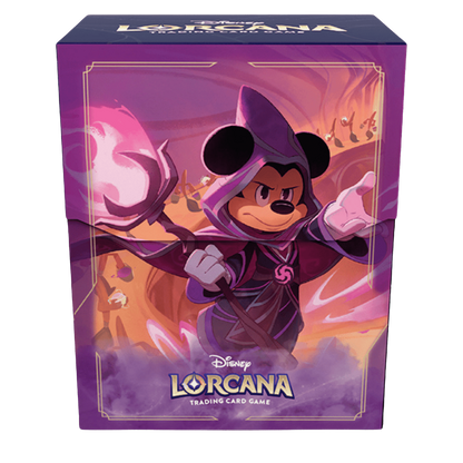 Disney Lorcana TCG Mickey Mouse, Wayward Sorcerer Deck Box