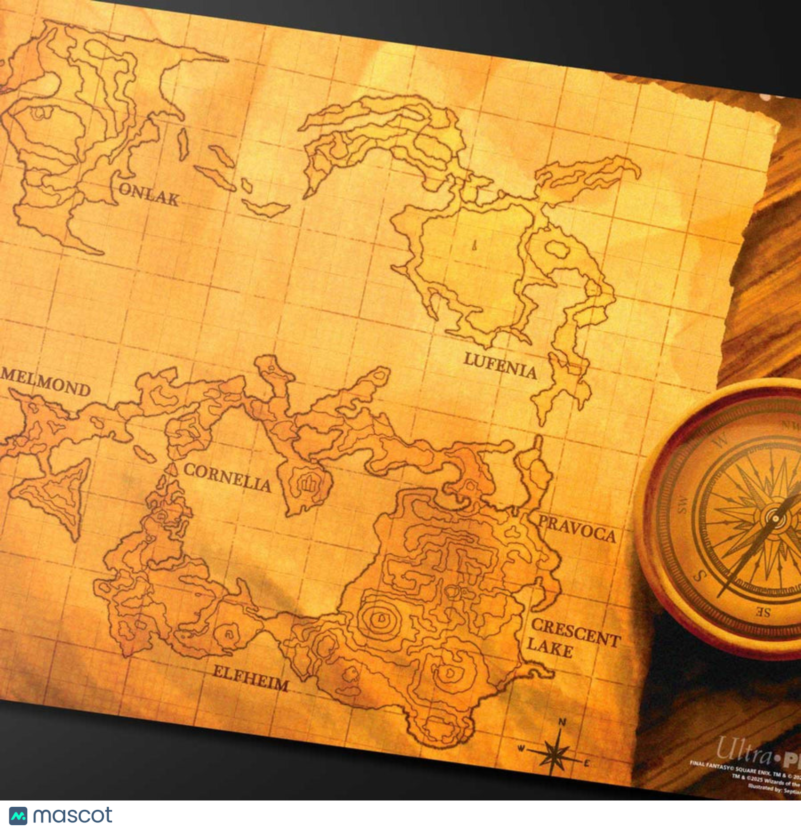 Ultra PRO | Magic: The Gathering Final Fantasy Playmat (World Map) - Papa Joey's Collectibles