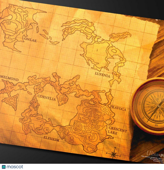Ultra PRO | Magic: The Gathering Final Fantasy Playmat (World Map) - Papa Joey's Collectibles