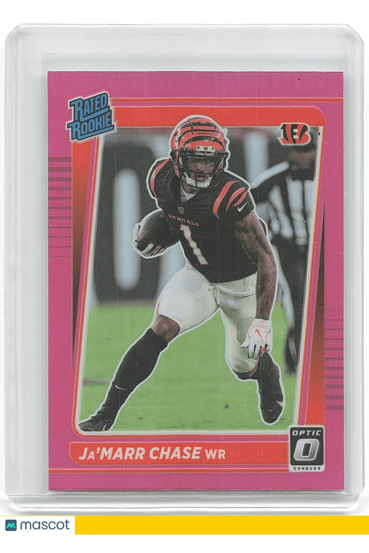 2021 Panini Donruss Optic Prizm Football Ja'Marr Chase #207 - Papa Joey's Collectibles