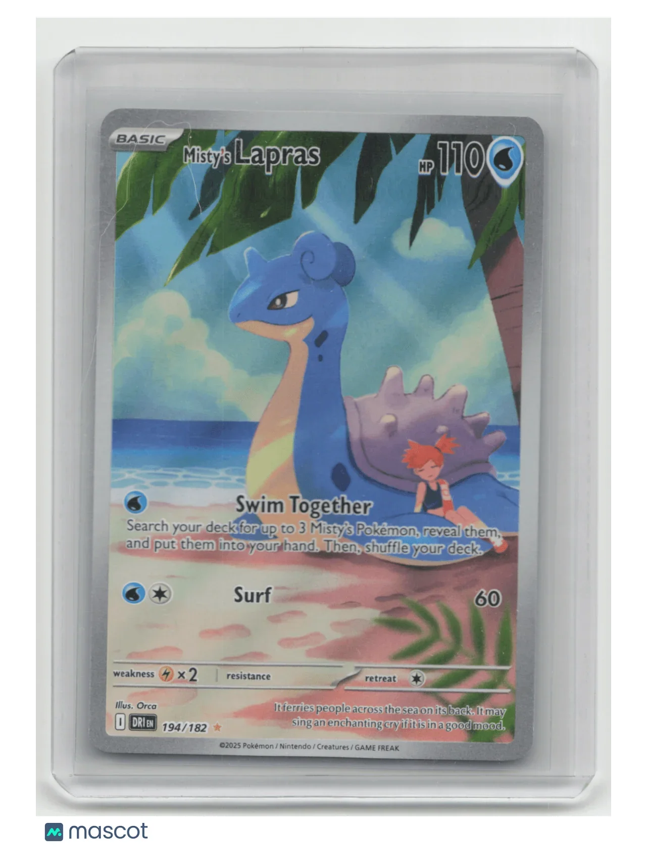 2025 Pokemon TCG Lapras Destined Rivals #194/182 - Papa Joey's Collectibles